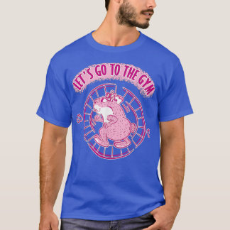Hamster laufen im Radgymnastiktraining T-Shirt