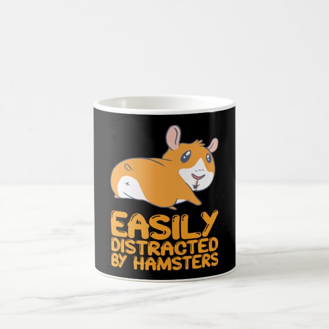 Hamster - leicht von Hamstern abgelenkt Kaffeetasse (Mittel)