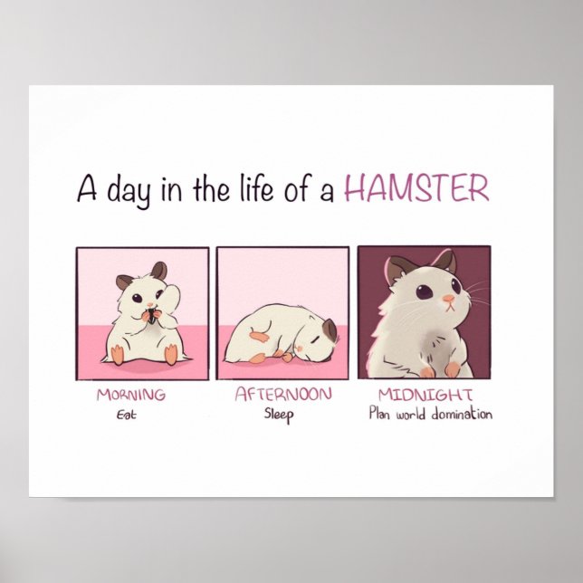 Hamster Life Poster (Vorne)