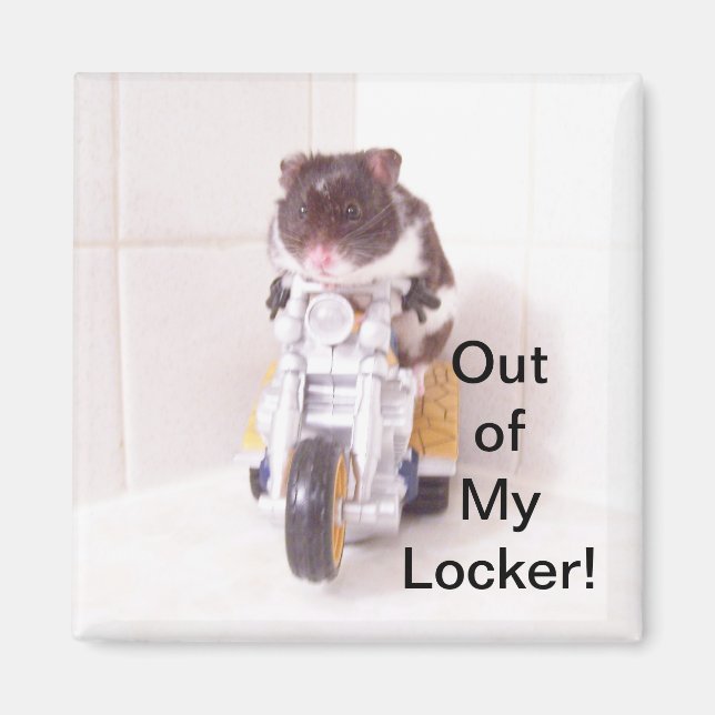 Hamster Locker Magnet (Vorne)