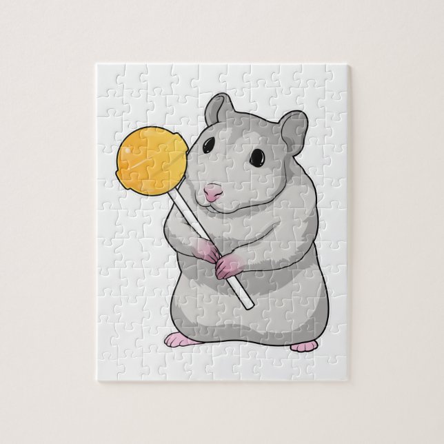 Hamster Lollipop Puzzle (Vertikal)