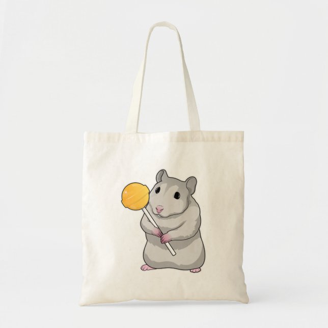 Hamster Lollipop Tragetasche (Vorne)