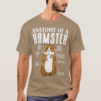 Hamster Lover Anatomie eines Hamsters T-Shirt