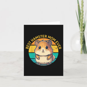 Hamster Mama Ever Funny Hamster Mama Mütter Tag Bi Karte