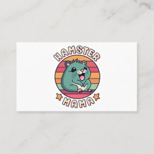Hamster-Mama Niedlich Kawaii Nagetier-Mutter Visitenkarte