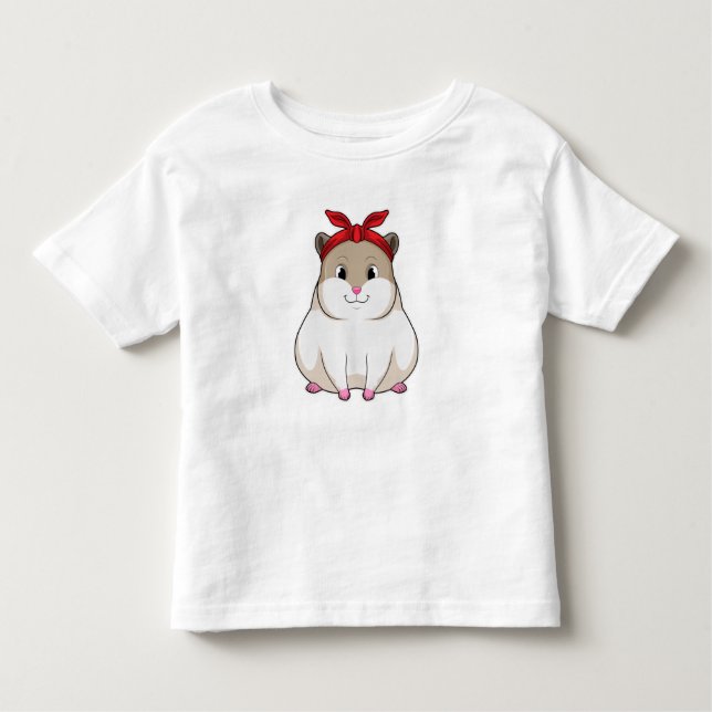 Hamster mit Bandana Kleinkind T-shirt (Vorderseite)