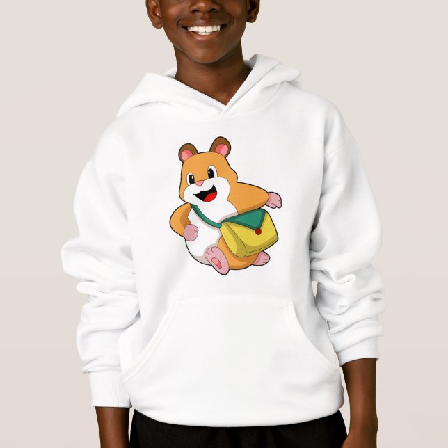 Hamster mit Beutel.PNG Hoodie (Vorderseite)