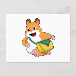 Hamster mit Beutel.PNG Postkarte