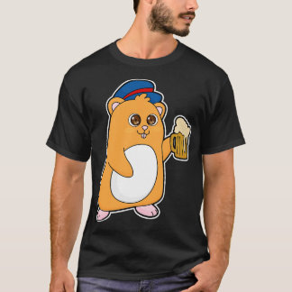 Hamster mit Bier T-Shirt