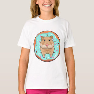 Hamster mit Donut T-Shirt