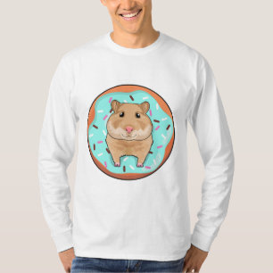 Hamster mit Donut T-Shirt