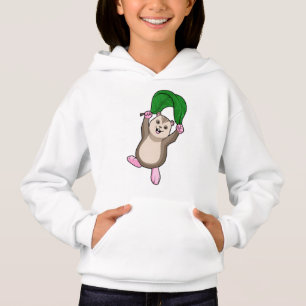 Hamster mit Fallschirm Hoodie