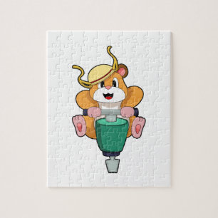 Hamster mit Jackhammer Puzzle