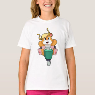 Hamster mit Jackhammer T-Shirt