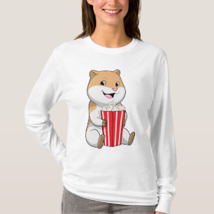 Hamster mit Knochen von Popcorn T-Shirt