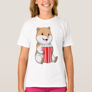 Hamster mit Knochen von Popcorn T-Shirt