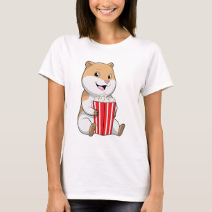 Hamster mit Knochen von Popcorn T-Shirt