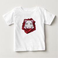 Hamster mit Rose