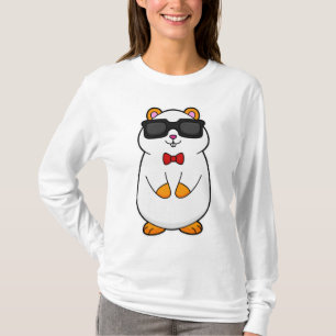 Hamster mit Sonnenbrille & Bow-Krawatte T-Shirt