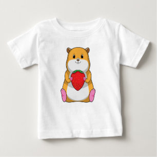 Hamster mit Strawberry Baby T-shirt