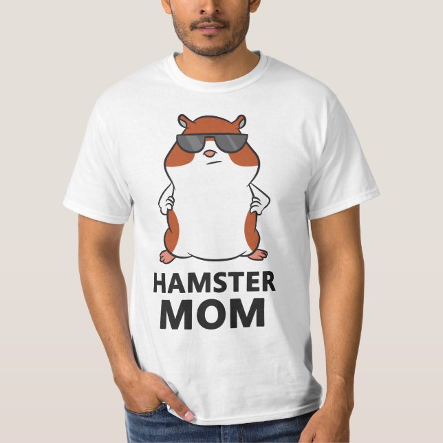 Hamster Mom Funny Hamster Mama  T-Shirt (Vorderseite)