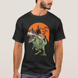 Hamster Mummy Ride Dinosaur Halloween für Junge Mä T-Shirt