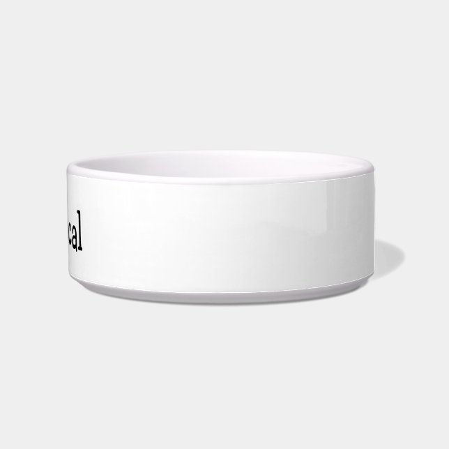 Hamster-Namenskundengerechtes Napf (Rechts)