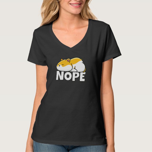 Hamster Nope T-Shirt (Vorderseite)
