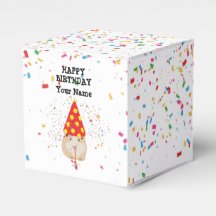 Hamster Partying - Tiere auf der Geburtstagsparty Geschenkschachtel