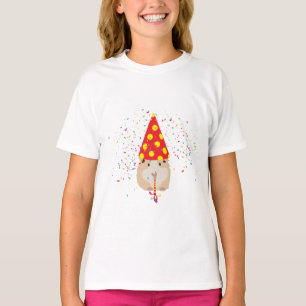 Hamster Partying - Tiere mit Party T-Shirt