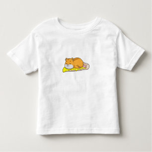 Hamster & Pizza mit Käse Kleinkind T-shirt