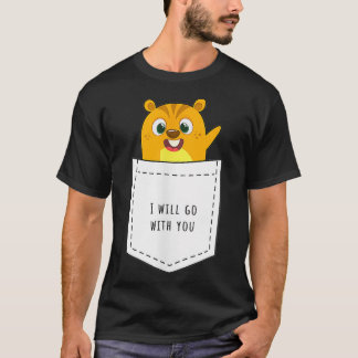 Hamster Pocket, das ich mit deiner Rodent Maus mit T-Shirt