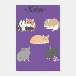 Hamster post-it klebezettel