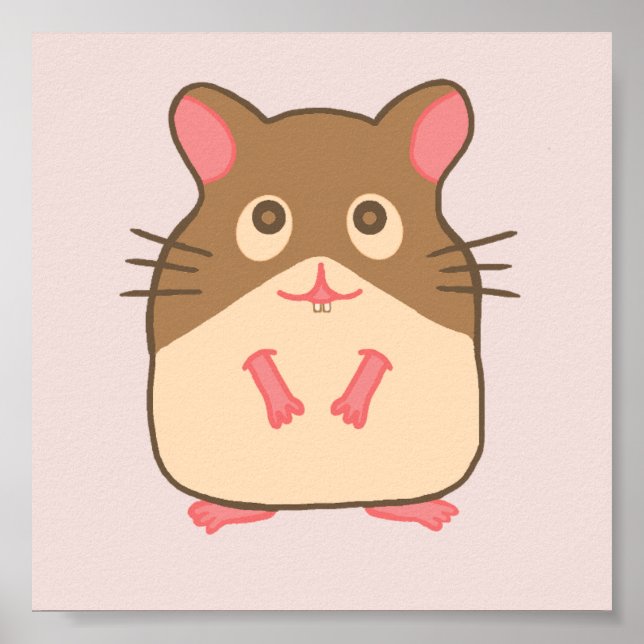Hamster Poster (Vorne)