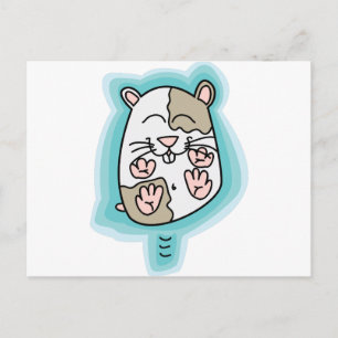 Hamster Postkarte