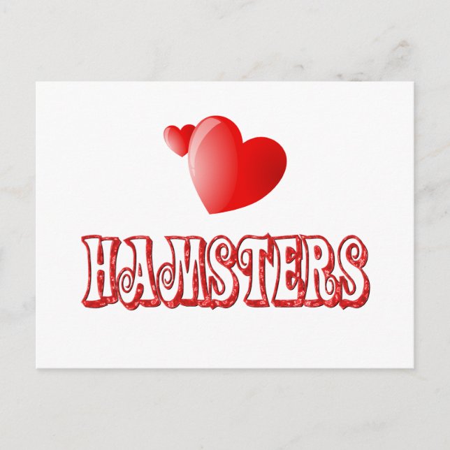 Hamster Postkarte (Vorderseite)