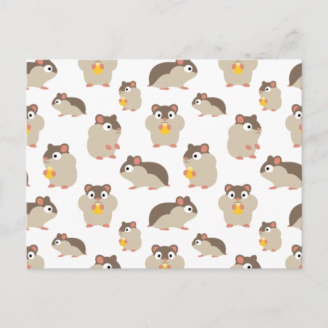 Hamster Postkarte (Vorderseite)
