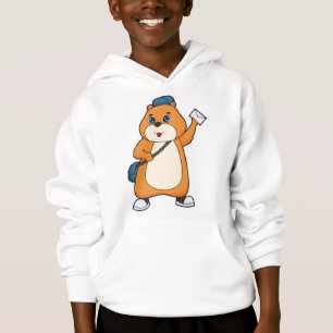 Hamster Postman Letter Hoodie