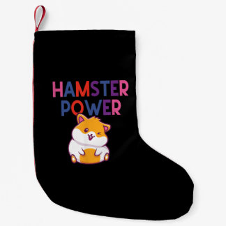 Hamster Power Niedlich Hamster Kleiner Weihnachtsstrumpf