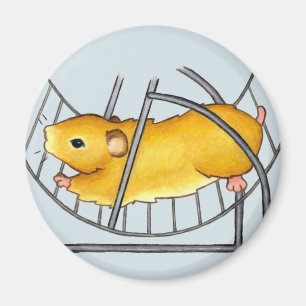 Hamster-Rad Ted Magnet