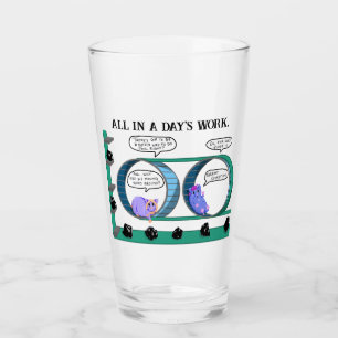 Hamster-Radglas Glas