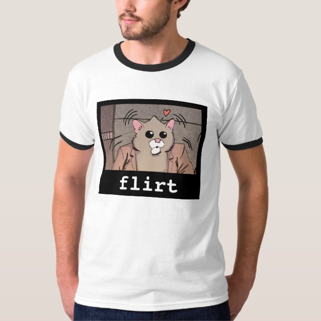 Hamster-Raserei-Flirt T-Shirt (Vorderseite)