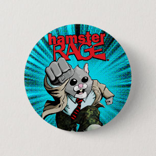 Hamster-Raserei-Knopf Button