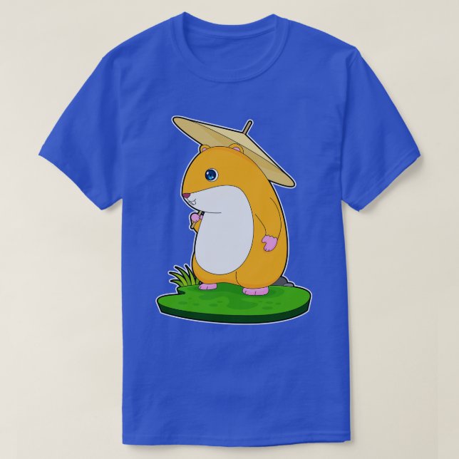 Hamster Regenschirm T-Shirt (Design vorne)