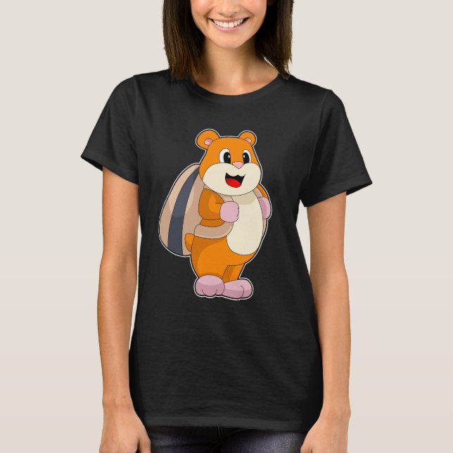 Hamster-Rucksack T-Shirt (Vorderseite)