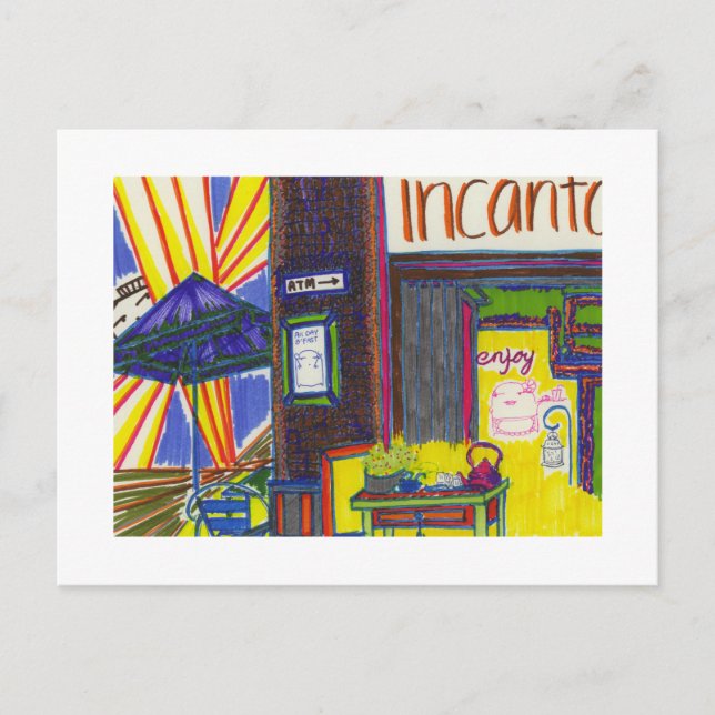 Hamster Serie-2014-Incanto Cafe Postkarte (Vorderseite)