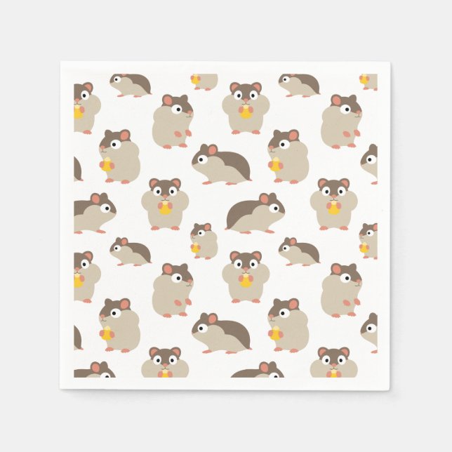 Hamster Serviette (Vorderseite)