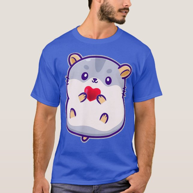 Hamster Shirt Liebe Hamsters (Vorderseite)