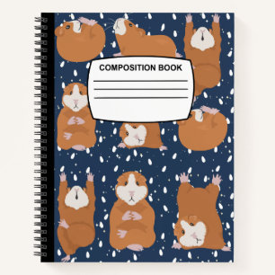 Hamster Spiralkomposition Notebook Notizbuch