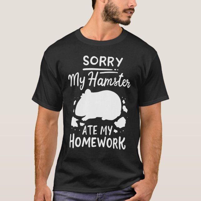 Hamster Student T-Shirt (Vorderseite)